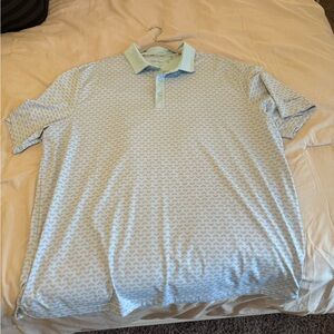 Light Blue Patterned Men's Shirt